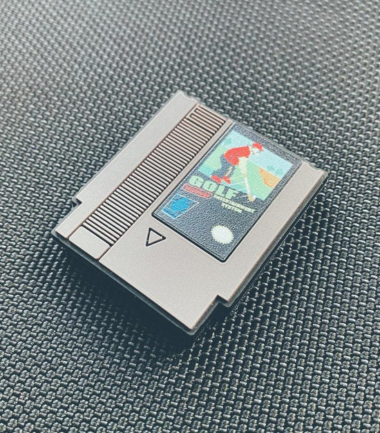 Nintendo Golf NES Cartridge PVC Patch - Patches Golf